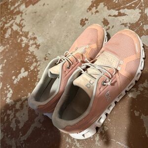 On Running Women's Peach Athletic Shoes